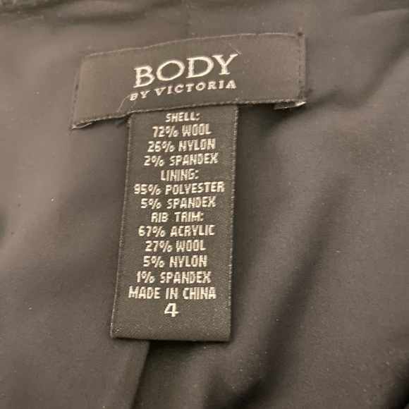 Body By Victoria Wool Jacket with Belted Collar - Picture 7 of 8